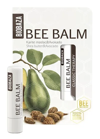 Biobaza Bee Balm Shea Butter & Avocado Lip Balm (Sztyft do ust `Masło Shea i awokado`)