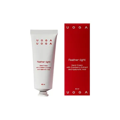 Uoga Uoga Feather - Light, Hand Cream (Krem do rąk z kwasem hialuronowym)