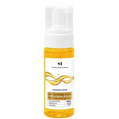 Stara Mydlarnia Eco Receptura, Colloidal Gold, Foaming Wash (Złoto Koloidalne, Pianka do mycia twarzy, ciała i rąk)