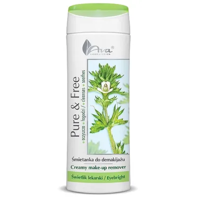 Laboratorium Kosmetyczne AVA Pure & Free, Creamy Make-up Remover (Śmietanka do demakijażu twarzy i oczu)