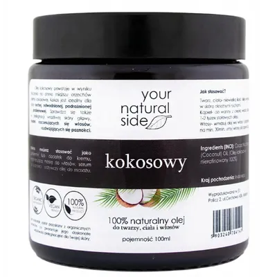 Your Natural Side Olej kokosowy 100%