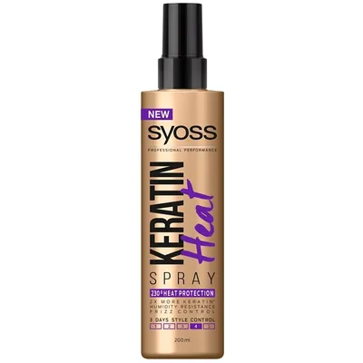 Syoss Keratin, Heat Spray (Termochronny spray do włosów)