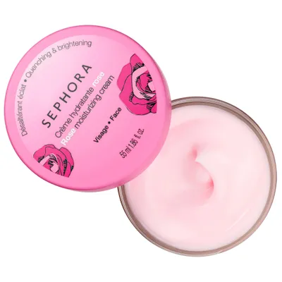 Sephora Collection, Rose Moisturizing Cream (Kojący i przywracający blask różany krem nawilżający)