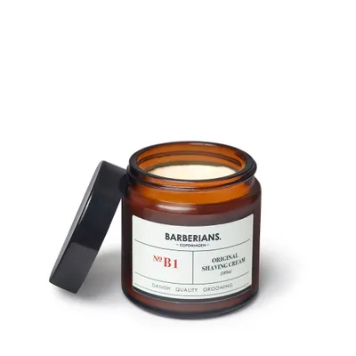 Barberians Copenhagen No B1 Original Shaving cream (Krem do golenia zapobiegający podrażnieniom)