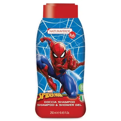 Naturaverde Kids, Spider-Man, Shampoo & Shower Gel (Szampon-żel pod prysznic)