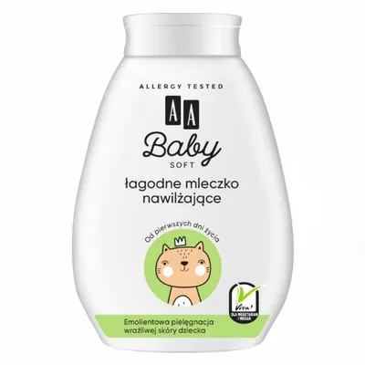 AA Baby Soft, Łagodne mleczko nawilżające