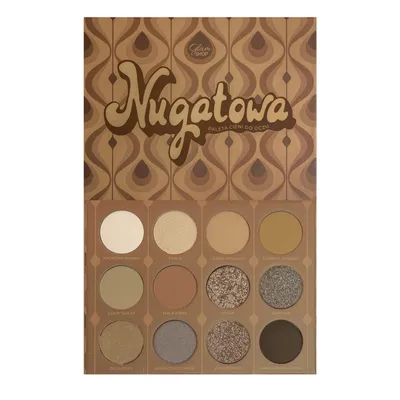 Glam Shop Wakacje '70, GlamBOX Paleta cieni do powiek `Nugatowa`