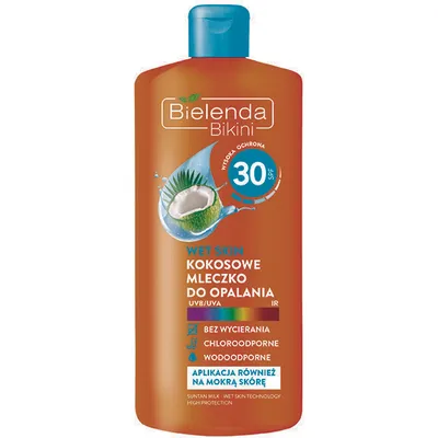 Bielenda Bikini, Kokosowe mleczko do opalania SPF 30