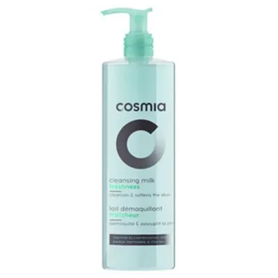 Cosmia Freshness, Cleansing Milk (Mleczko do demakijażu z aloesem skóry normalnej i mieszanej)