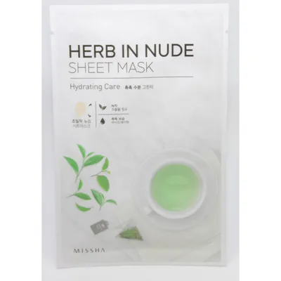 Missha Herb in Nude, Sheet Mask Hydrating Care (Maseczka nawilżająca)
