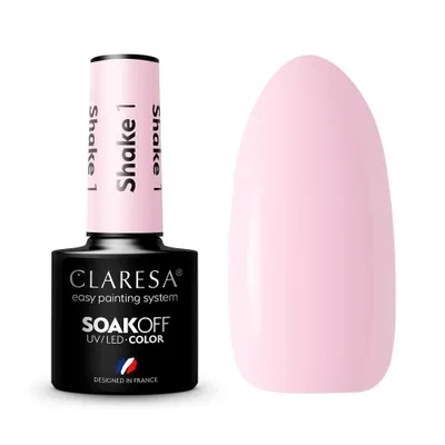 Claresa Milkshake Soak-off UV/LED Color (Lakier hybrydowy do paznokci)