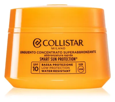 Collistar Smart Sun, Protection Supertanning Concentrate Unguent SPF 10 (Wodoodporny krem do opalania  SPF 10)