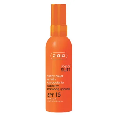 Ziaja Sopot Sun, Olejek w żelu do opalania SPF15