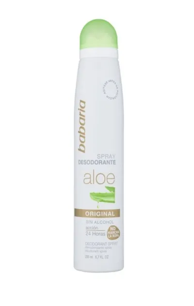 Babaria Natural Cosmetics Spray Desodorante Aloe (Dezodorant w sprayu `Aloes`)