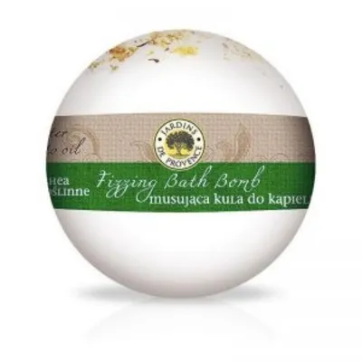 Marba Cosmetics Jardins de Provence, Fizzing Bath Bomb Green Tea (Musująca kula do kąpieli `Zielona herbata`)