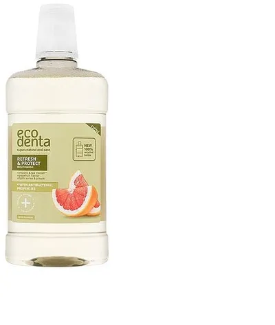 Ecodenta Refresh & Protect Mouthwash Grapefruit (Odświeżająco-ochronny płyn do płukania jamby ustnej `Grejpfrut`)