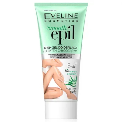 Eveline Cosmetics Smooth Epil, Krem-żel do depilacji z efektem chłodzącym
