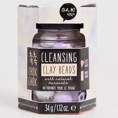 Oh K! Chok Chok, Cleansing Clay Beads (Oczyszczające koraliki z glinki)