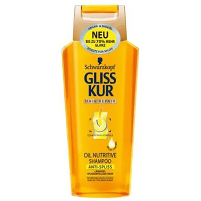 Schwarzkopf Gliss Kur Oil Nutritive, Szampon z olejkami pielęgnacyjnymi (stara wersja)