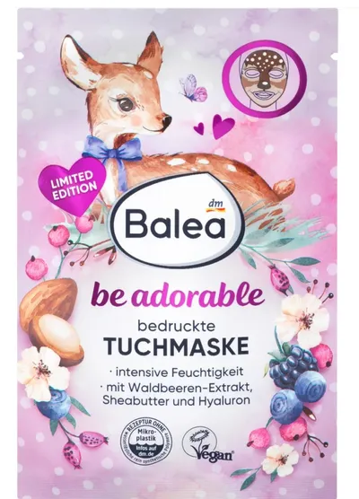 Balea Be Adorable, Sheet Mask (Maska w płachcie)