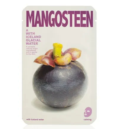 CNF Cosmetics Mangosteen Iceland Glacial Water Sheet Mask (Łagodząca maseczka `Woda lodowcowa z mangostanem`)
