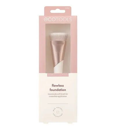EcoTools Luxe Collection, Flawless Foundation Brush (Pędzel do aplikacji podkładu)