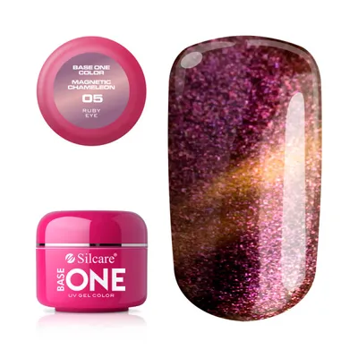 Silcare Base One, UV Gel Magnetic Chameleon (Żel budujący)