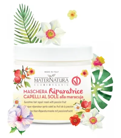 MaterNatura Maschera Capelli Riparatice alla Maracuja (Regenerująca maska do włosów)