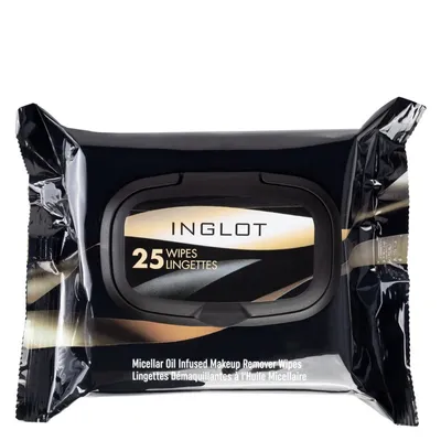 Inglot Micellar Oil Infused Makeup Remover Wipes (Chusteczki do demakijażu z olejkiem micelarnym)