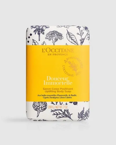 L'Occitane Douceur Immortelle Savon Corps Positivant (Kojące mydło premium)