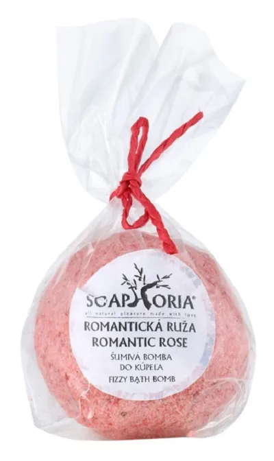 Soaphoria Romantic Rose Bath Ball (Antystresowa kula do kąpieli o działaniu regenerującym)