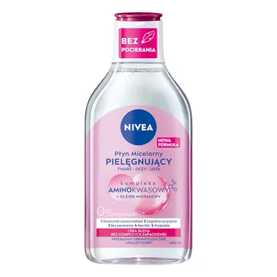 Nivea Pielęgnujący płyn micelarny z kompleksem aminokwasów do cery suchej ( nowa wersja)