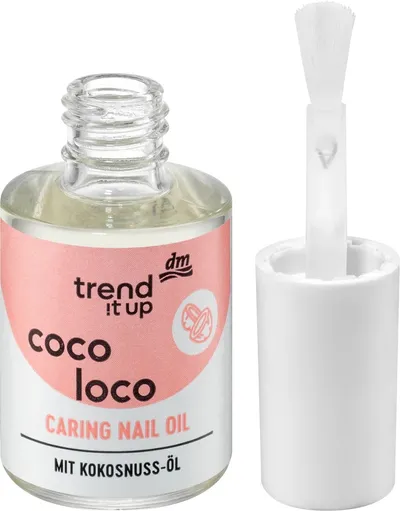 Trend It Up Coco Loco, Caring Nail Oil mit Kokosnuss - Öl (Pielęgnujący olejek do paznokci)