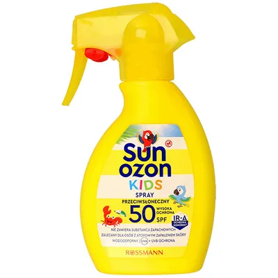SunOzon Kids, Sonnenspray SPF 50 (Spray przeciwsłoneczny dla dzieci SPF 50 (nowa wersja))