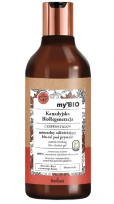 my'Bio Mineralny odświeżający bio-żel pod prysznic `Kanadyjska bioRegeneracja `