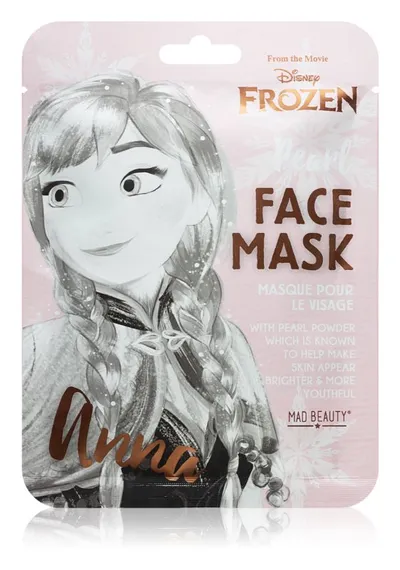 Mad Beauty Frozen, Face Mask Anna (Maska rozświetlająca w płacie)