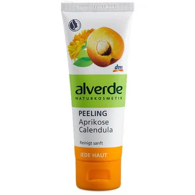 Alverde Peeling Aprikose Calendula (Peeling do twarzy z morelą i nagietkiem do każdego rodzaju cery)