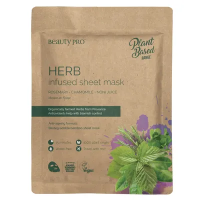 BeautyPro Herb Rebalancing Sheet Mask (Ziołowa maseczka do twarzy)