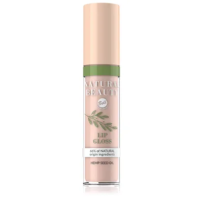 Bell Natural Beauty, Lip Gloss (Nawilżający błyszczyk do ust z olejem z nasion konopi)