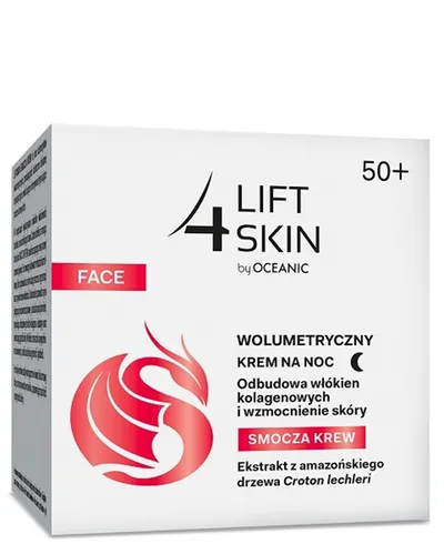 Lift4Skin Face, Wolumetryczny krem na noc 50+ `Smocza krew`