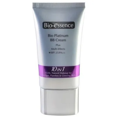 Bio - Essence Bio Platinum BB Cream 10 in 1 SPF 25 PA++ (Wielofunkcyjny BB krem z platyną)