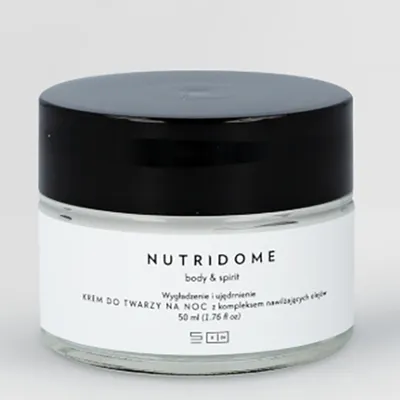 Nutridome Body & Spirit, Krem do twarzy na noc `Wygładzenie i ujędrnienie`