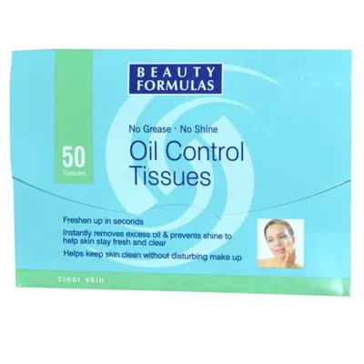 Beauty Formulas Oil Control Tissues (Bibułki matujące)