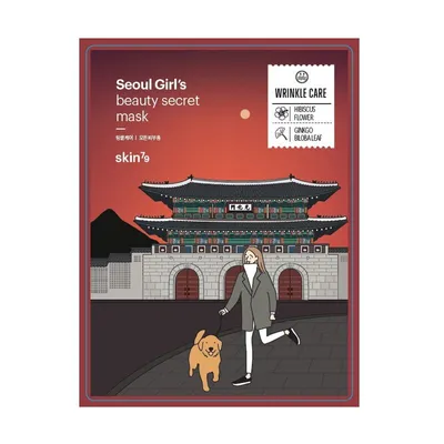 SKIN79 Seoul Girl's Beauty Secret Mask Wrinkle Care (Maska przeciwstrzeniowa w płachcie)