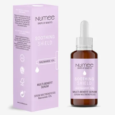 Numee Soothing Shield, Multi-Benefit Serum (Wielofunkcyjne serum z niacynamidem 10%)