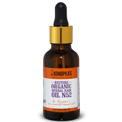 Dr. Konopka's Restore Organic Herbal Hair Oil (Odbudowujący olejek do włosów)