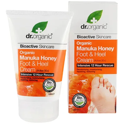 Dr.Organic Manuka Honey Foot and Heel Cream (Organiczny krem do stóp i pięt `Miód manuka`)