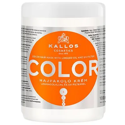 Kallos KJMN, Color, Maska z olejem z ziarna lnu i filtrem UV