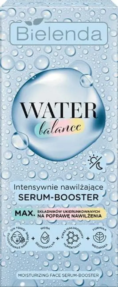 Bielenda Water Balance, Intensywnie nawilżające serum-booster