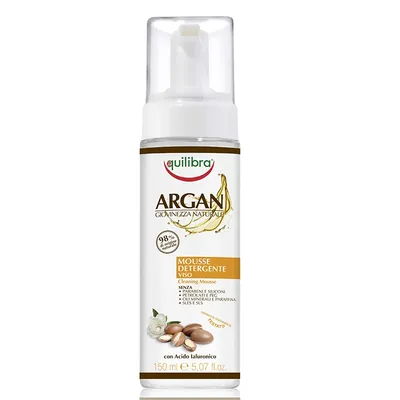 Equilibra Argan, Mousse Detergente Viso (Arganowa pianka oczyszczająca)